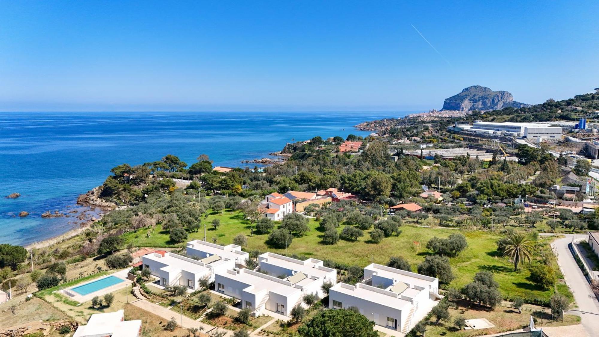 Aura Maris Beach Residence Mazzaforno Cefalu Bagian luar foto